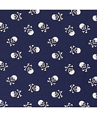 Nooteboom Poplin Velike lobanje | temnomodra | 100%CO 15575.008