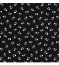 Poplin Midi lobanje | črna | 100%CO