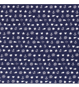 Poplin Morsko | temnomodra | 100%CO