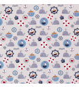 Poplin Plovba | siva | 100%CO