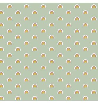 Poplin Prikupna mavrica | meta | 100%CO