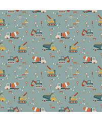 Verhees Poplin Gradbena mehanizacija | meta | 100%CO 08559.005