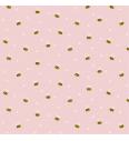 Poplin Čebelice | svetloroza | 100%CO