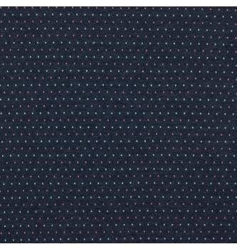 Dvoslojni jersey | temnomodra melanž | 50%CO / 50%PL