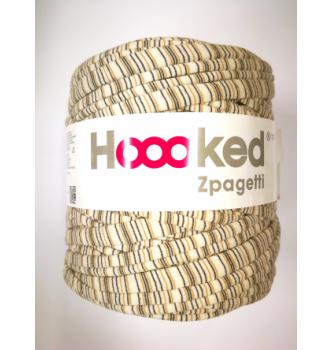 Mixed Zpagetti | 120m (cca. 850g) | črne in bež črtice