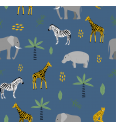 Poplin Savana | modra | 100%CO
