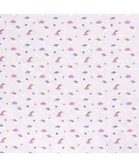 Nooteboom Poplin Čarobna mavrica | roza | 100%CO 15813.061