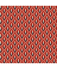 Nooteboom Poplin Abstraktne kaplje | opečnata | 100%CO 15827.056