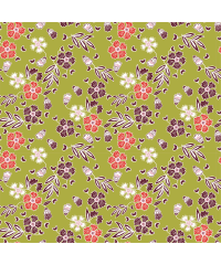 Nooteboom Poplin Čarobni nageljni | limeta | 100%CO 15828.026