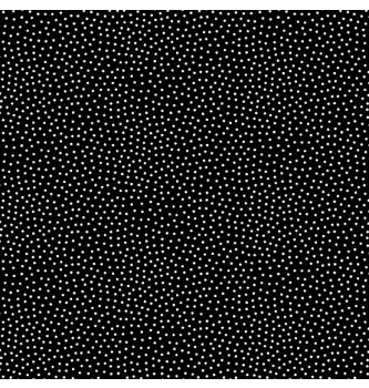 Patchwork blago Freckle black | 110cm