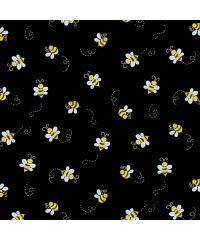 MAKOWER Patchwork blago Bumble Bee black | 110cm 2/9715K