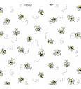Patchwork blago Bumble Bee white | 110cm