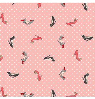 Patchwork blago Pamper Shoes pink | 110cm