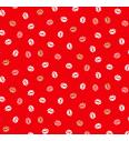 Patchwork blago Pamper Lips red | 110cm