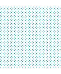 MAKOWER Patchwork blago Turquoise on white | 110cm 830/WT