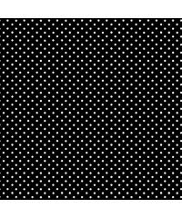MAKOWER Patchwork blago White on black | 110cm 830/X