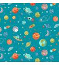 Patchwork blago Planet blue | 110cm