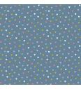 Poplin Mavrični srčki | modra | 100%CO