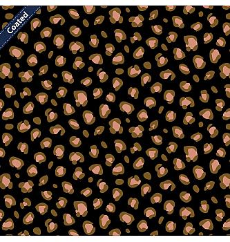 Poplin s premazom Koža | črna | 80%CO / 20%PC