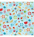 Patchwork blago Icon scatter blue | 110cm