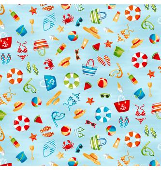 Patchwork blago Icon scatter blue | 110cm