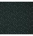 Poplin Pikice glitter | črna | 100%CO