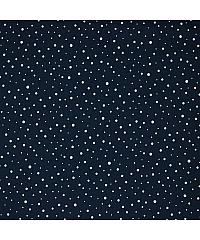 Verhees Poplin Pikice glitter | temnomodra | 100%CO 08797.003