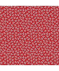 Verhees Poplin Božična omela | rdeča | 100%CO 09139.017