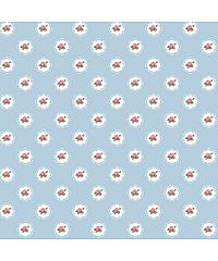 Verhees Poplin Vrtnice | svetlomodra | 100%CO 09141.014