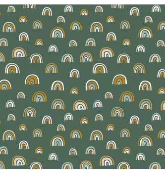 Poplin Mavrica | stara zelena | 100%CO