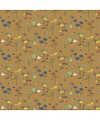 Verhees GOTS Poplin Mali safari | oker | 100%CO 08656.010
