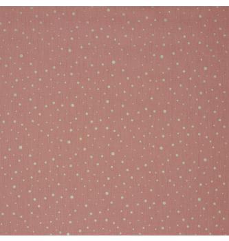 Poplin Pikice glitter | roza | 100%CO