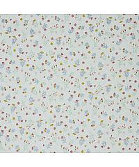Verhees Poplin Rožice glitter | bela | 100%CO 08798.001