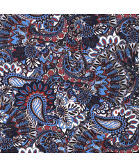 Nooteboom Viskoza Romantični Paisley | modra | 100%VI 16370.004