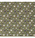 Poplin Plovila | zelena | 100%CO