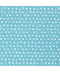 Nooteboom Poplin Morsko | turkizna | 100%CO 15532.003