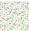 Patchwork blago Santa Snow flurry multi | 110cm