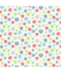 MAKOWER Patchwork blago Santa Snow flurry multi | 110cm 2385/1