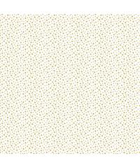 MAKOWER Patchwork blago Metallic Star gold | 110cm 306/WGM