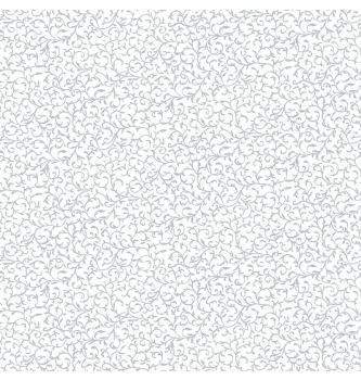 Patchwork blago Metallic Scroll silver | 110cm
