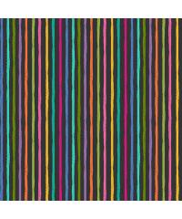 MAKOWER Patchwork blago Katies Cats stripe grey | 110cm 2347/S