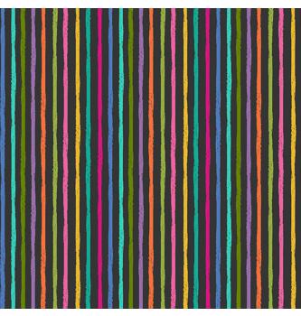 Patchwork blago Katies Cats stripe grey | 110cm