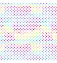 Patchwork blago Hearts rainbow white | 110cm