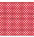 Patchwork blago Hearts white on red | 110cm
