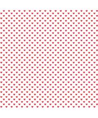 MAKOWER Patchwork blago Hearts red on white | 110cm 2/9149R1