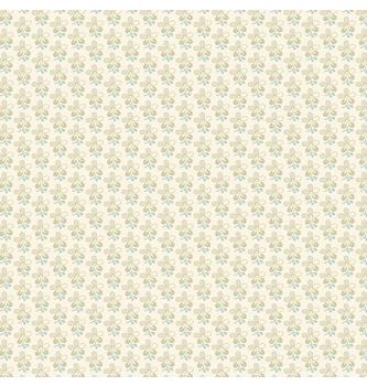 Patchwork blago Bluebird Snowdrop pressed flower | 110cm