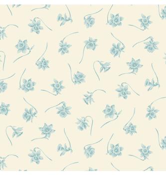 Patchwork blago Bluebird Paper whites ice cave | 110cm
