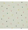 Jersey Love glitter | krem melanž | 60%CO / 35%PL / 5%EL