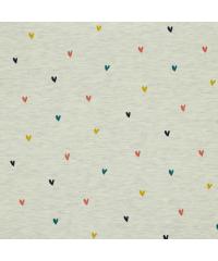 Verhees Jersey Love glitter | krem melanž | 60%CO / 35%PL / 5%EL 09349.001