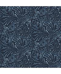 Verhees Poplin Batik | elastičen | temnomodra | 97%CO / 3%EL 09459.003